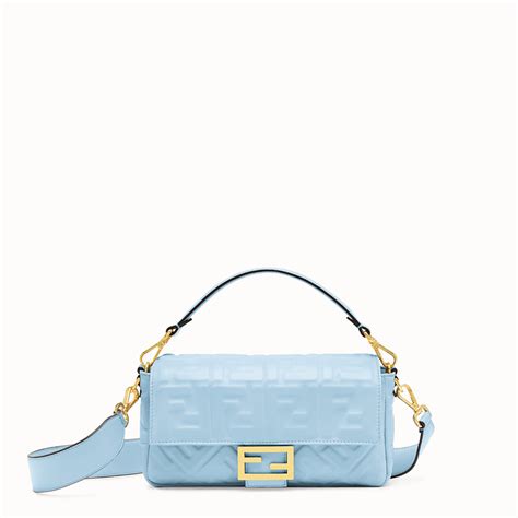 fendi baguette light blue|fendi baguette tasche.